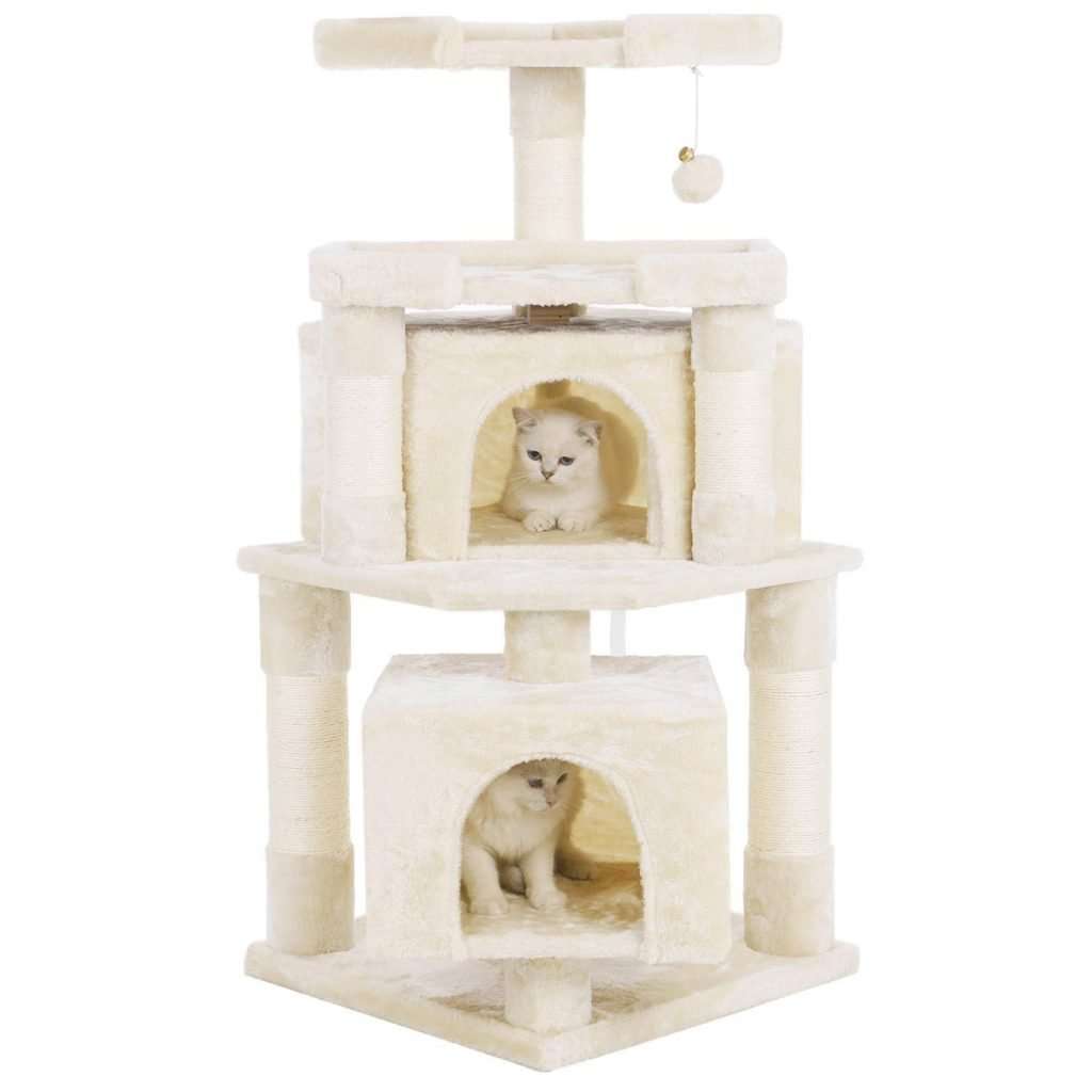 best cat gifts, Cat Tree Condo with Sisal Scratching Posts