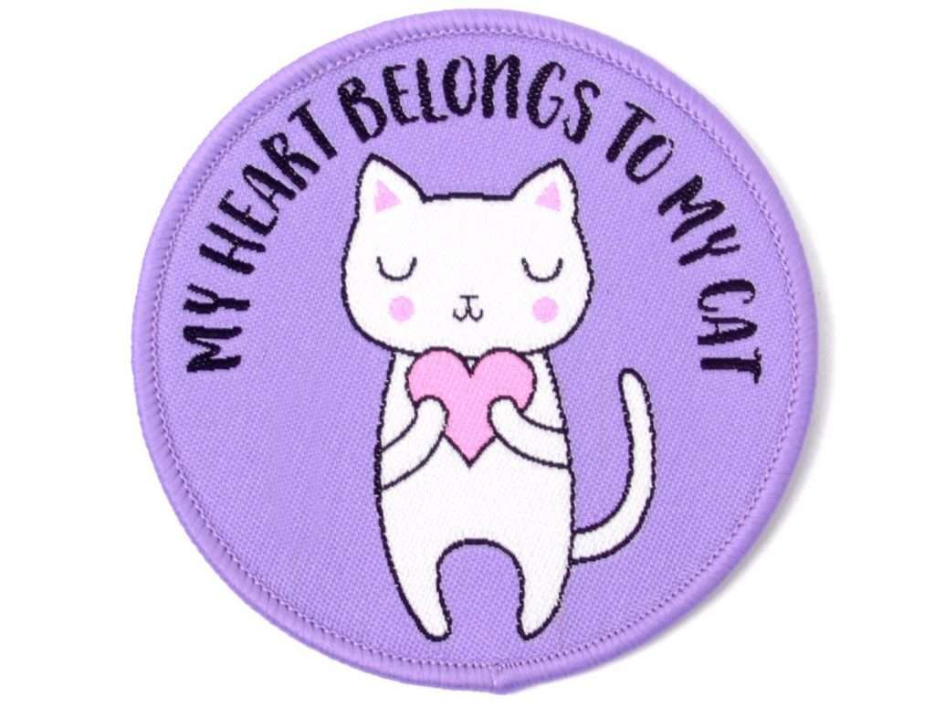 best gifts for cat lovers, Cat Iron-On Embroidered Patch