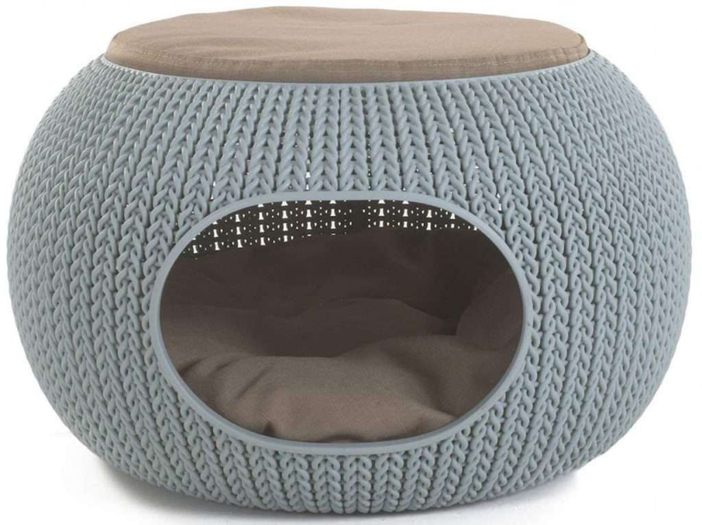 christmas cat gifts, Keter Knit Cozy Luxury Lounge Bed & Pet Home