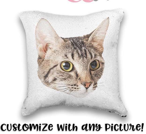 christmas cat gifts, Personalized Cat Pillow