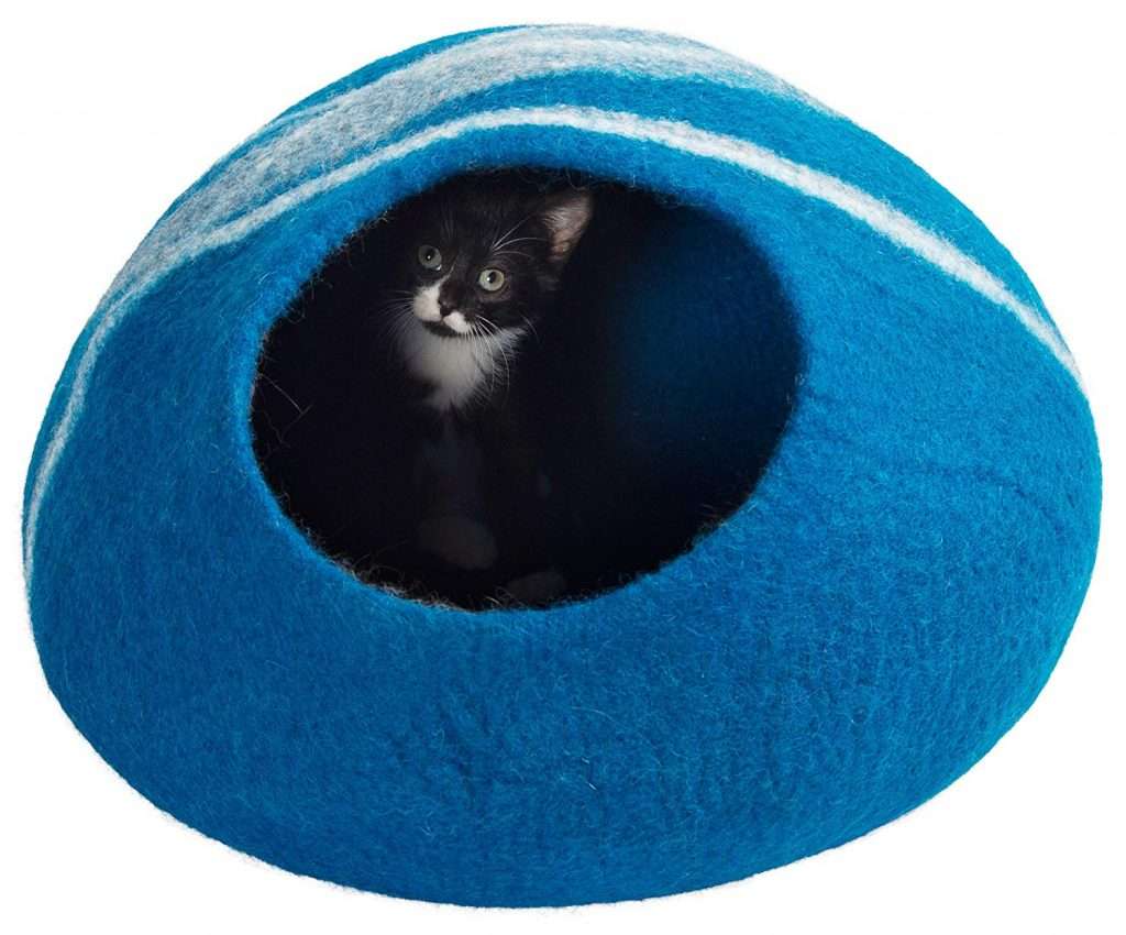christmas cat gifts, Twin Critters - Handcrafted Cat Cave Bed