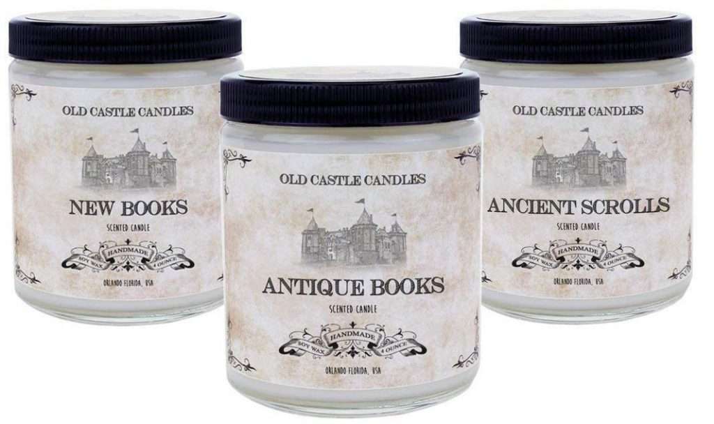 gifts for book lovers, Library Book Candles Set