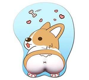 Corgi Silicon Gel Mousepad, gifts for dog lovers