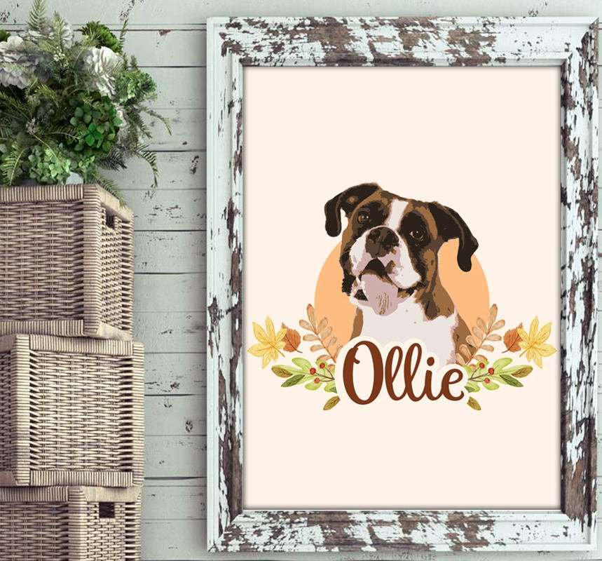 Custom Pet Portraits, gifts for dog lovers