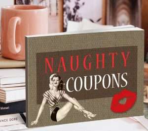 Naughty Sex Coupon Book, valentines day gift for husband