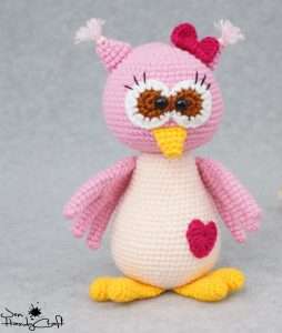 Valentine's Stuffed Owl with Heart, best valentines day gifts for girlfriend