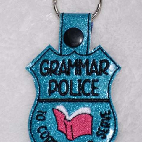 Grammar Police Key Fob