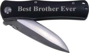 Best Brother Ever Folding Pocket Knife