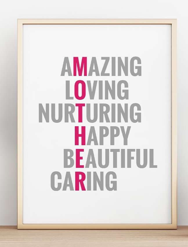 Mother’s Day Inspirational Poster