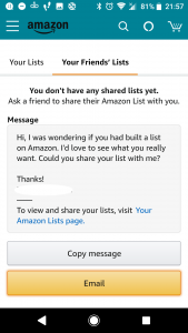 How to Find Someone's Wish List on Amazon App