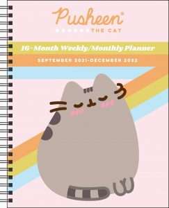Pusheen 16-month 2021:2022 Monthly Weekly Planner