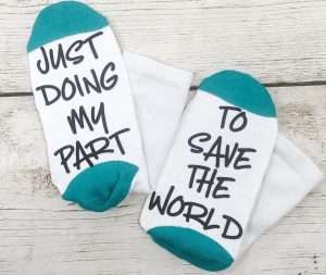 Doing My Part Quarantine Socks