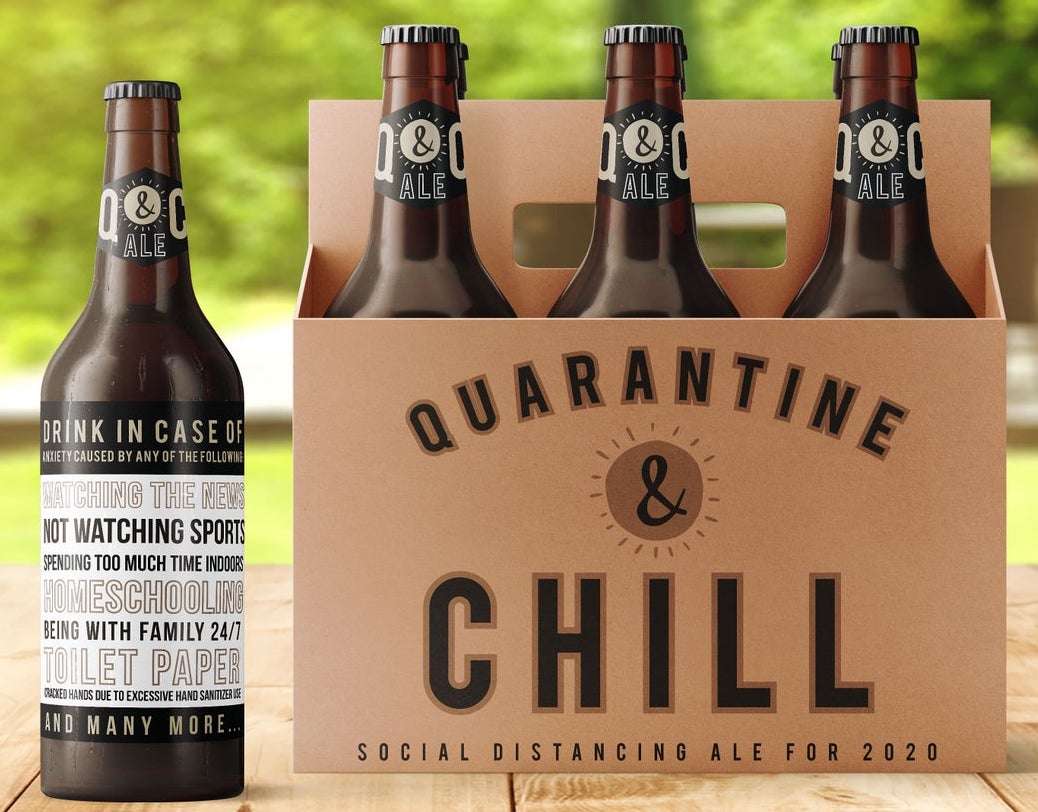 Quarantine and Chill Beer Carrier