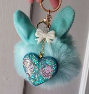 Pusheen Mermaid Keychain