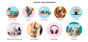 support small businesses, Amazon prime day