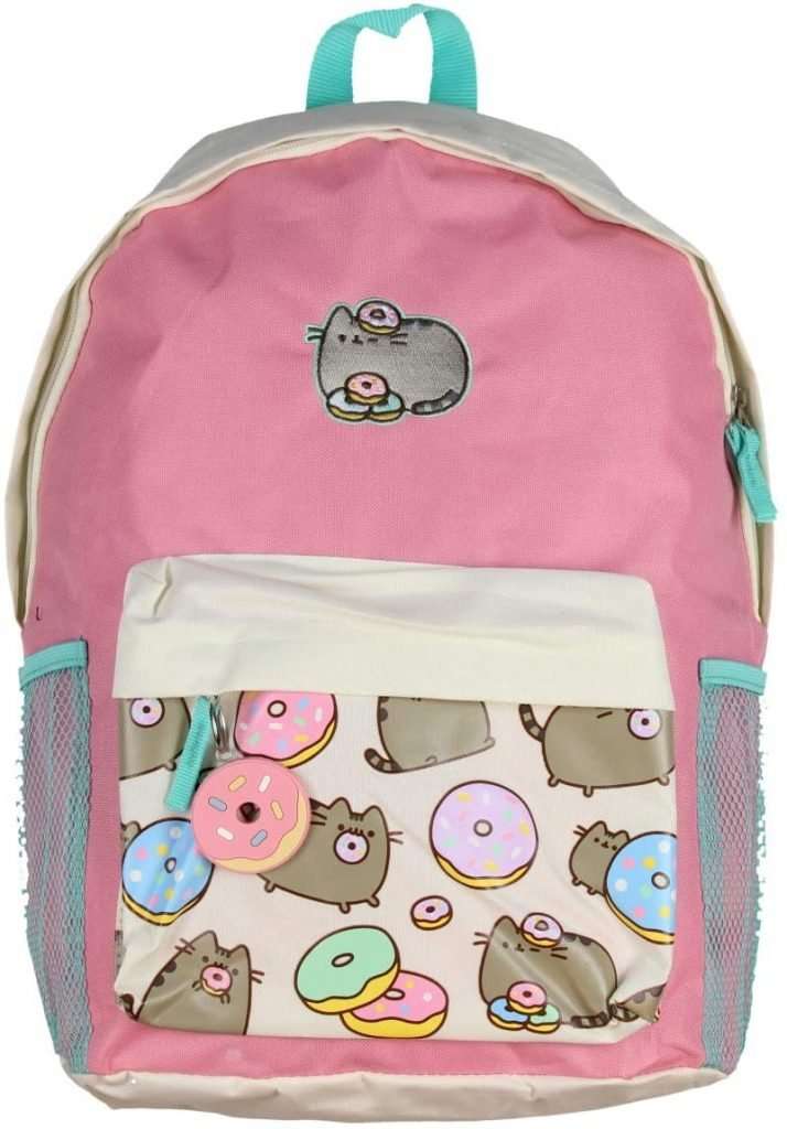 Pusheen Cat Donuts Zipper Backpack