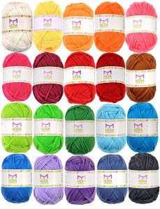 20 Acrylic Yarn Skeins
