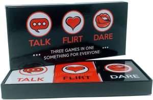 Talk, Flirt, Dare Couple Card Game