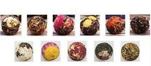 Organic Blooming Flower Black Tea Balls Kit