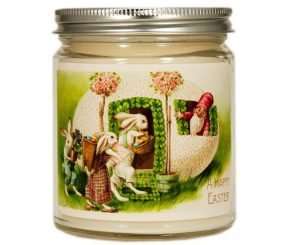 A Happy Easter Candle