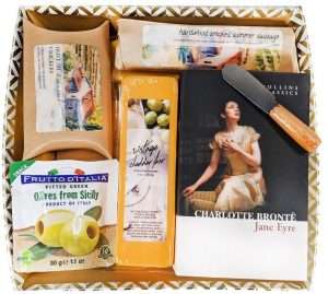 Charcuterie and Books Gift Box