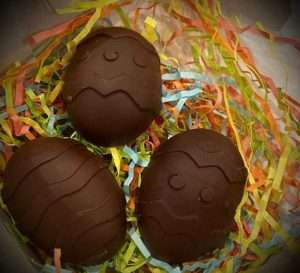 Keto Golden Chocolate Easter Eggs