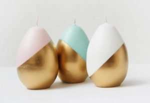 Pastel Easter Egg Candles