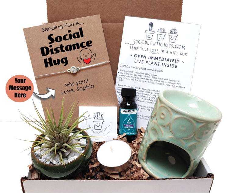Social Distance Hug Succulent Gift Box