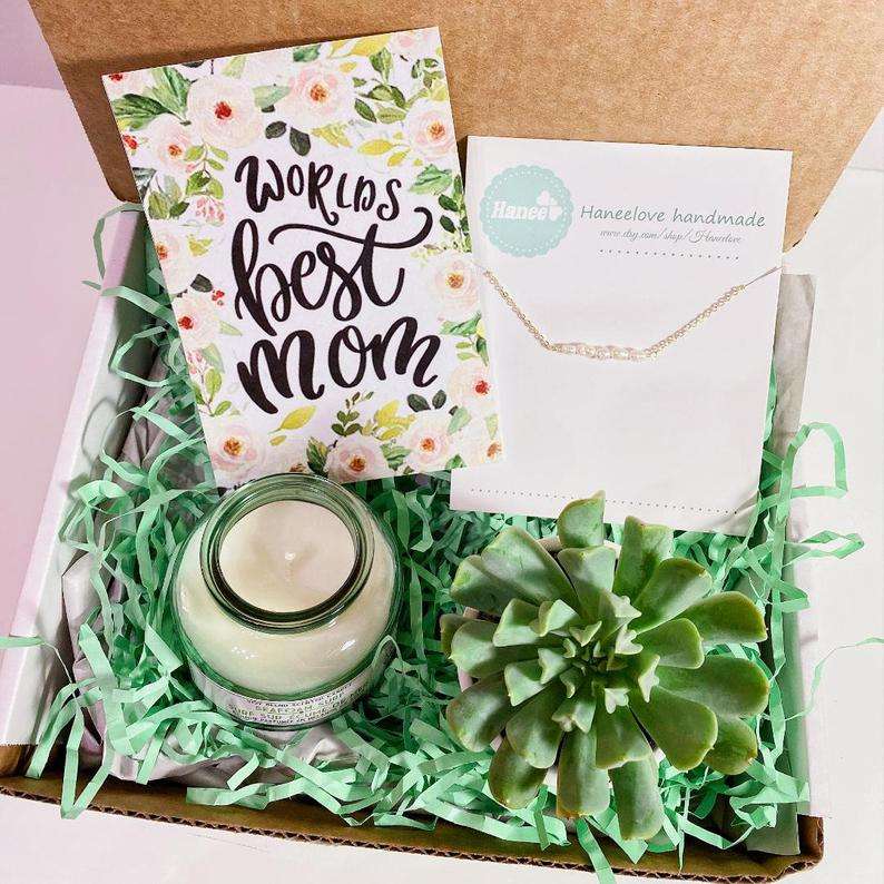 World’s Best Mom Succulent Gift Box