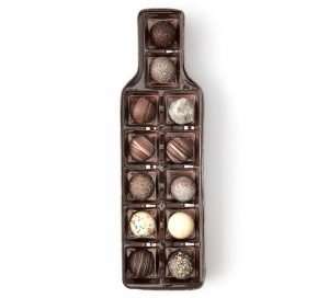 Bottle-of-Wine Chocolate Truffles Box