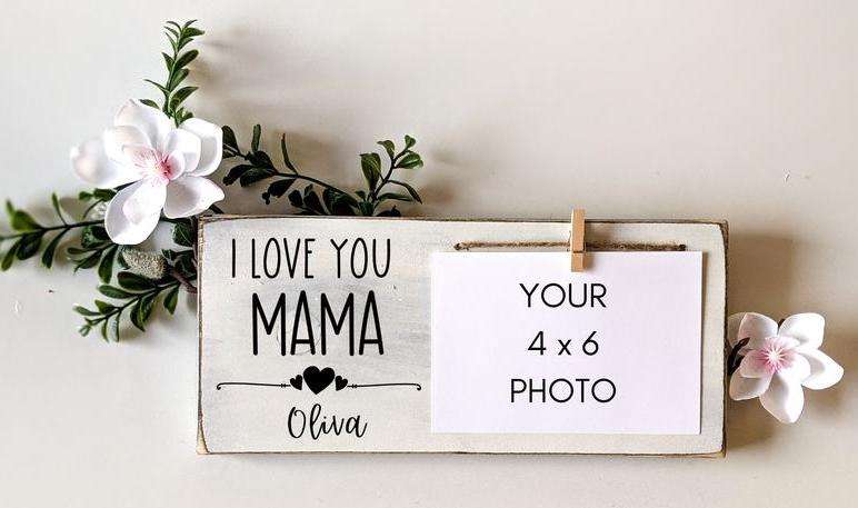 I Love You Mama Mother’s Day Frame