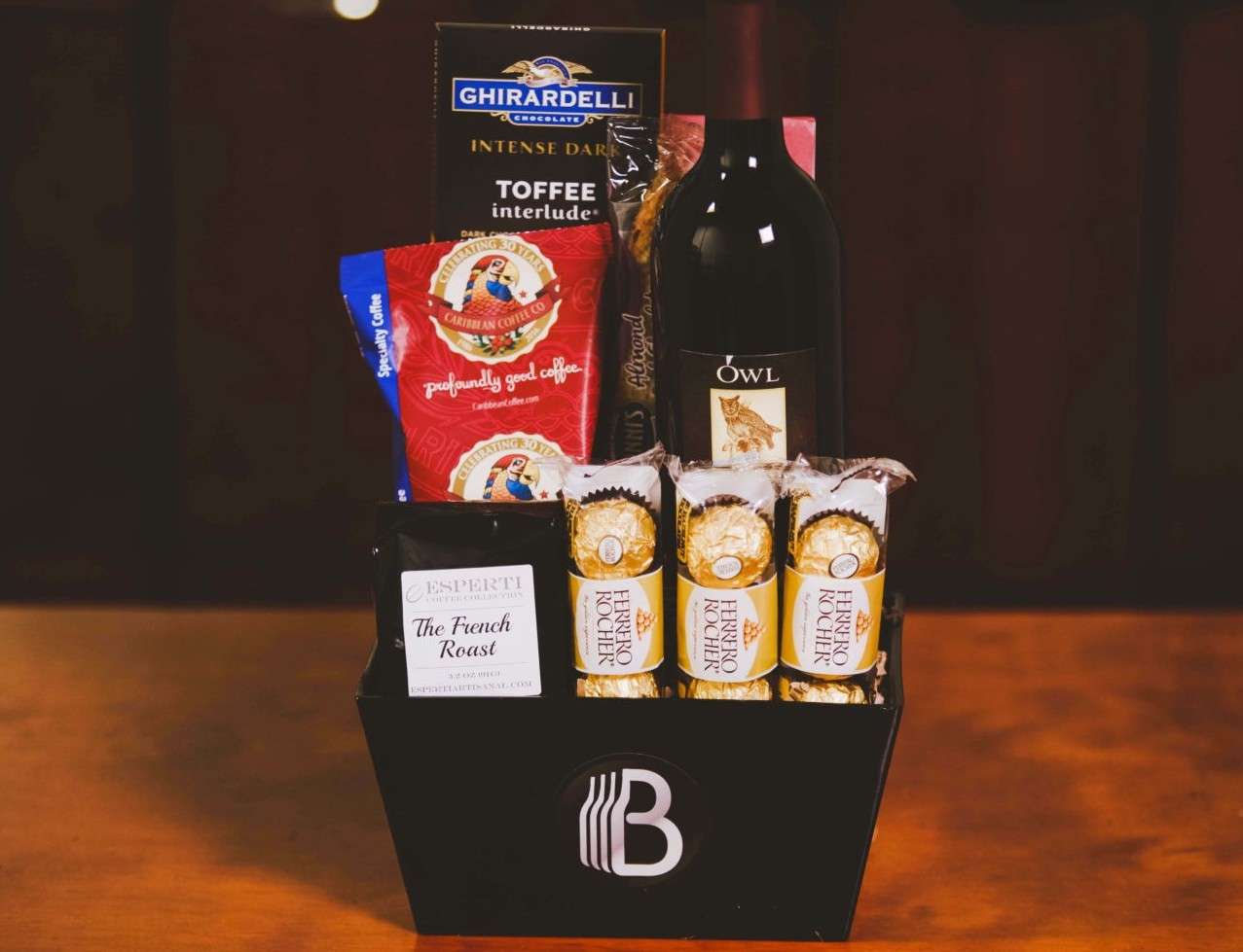 California Wine and Coffee Gift Basket