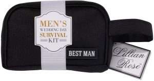 Best Man Wedding Day Mini Emergency Survival Bag