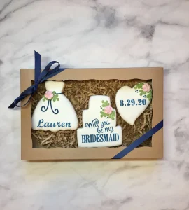 Bridesmaid Proposal Cookie Boxes