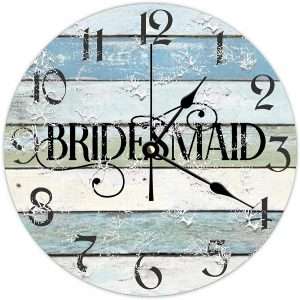 Bridesmaid Wall Clocks