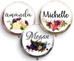 Customized Floral Compacts