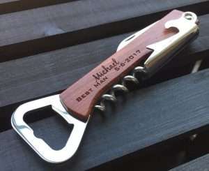 Engraved Wine Corkscrew