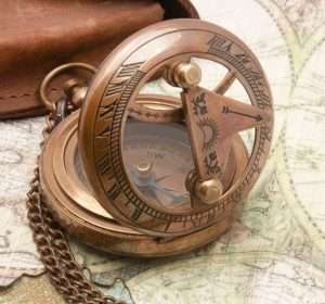 Groomsmen Personalized Sundial Compass