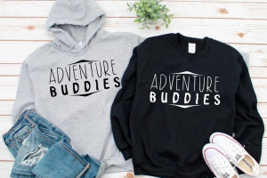 Adventure Buddies Couples T-Shirt