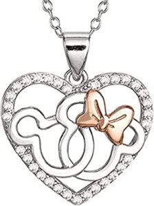 Minnie-and-Mickey-Mouse-white-diamond-pendant